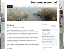 Tablet Screenshot of foestrumerarchief.nl